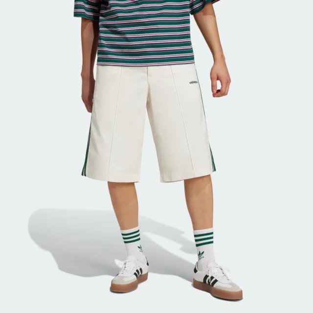 Adidas Originals 80s Loose Buttoned 3 Stripes 11 Bermuda Shorts