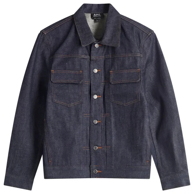 A.P.C. Men's Work Jean Jacket Indigo