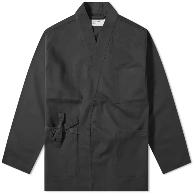 Universal Works Men's Kyoto Work Jacket Black