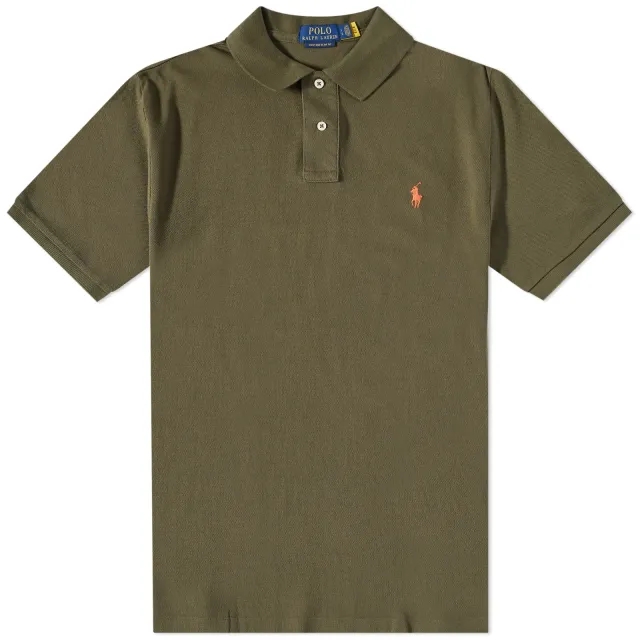 Polo Ralph Lauren Cotton Custom Slim Fit Short Sleeve Polo Shirt