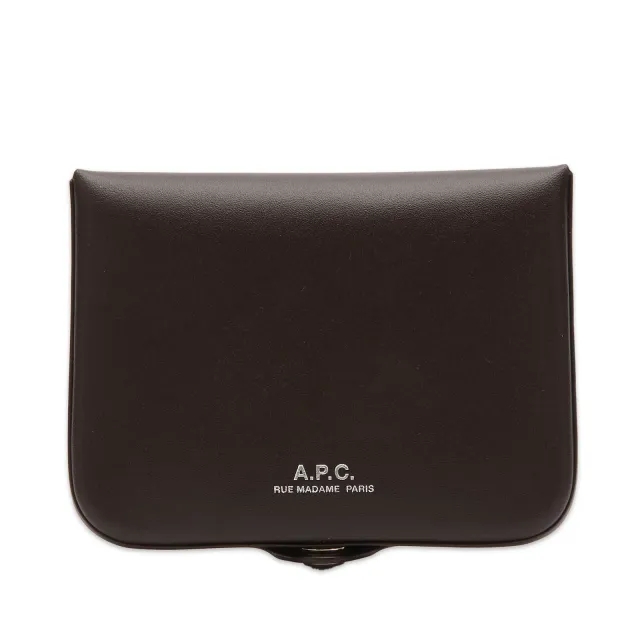 A.P.C. Josh Wallet Dark Brown