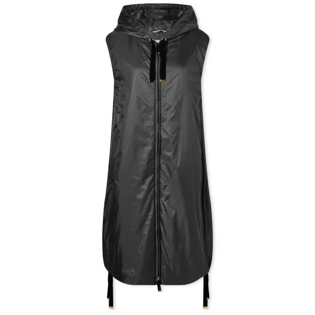 Max Mara Women's Greengi Long Gilet Jacket Black