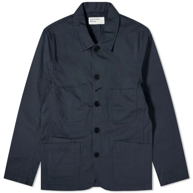 Universal Works Men's Bakers Jacket Navy