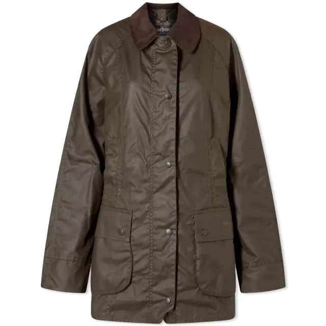 Barbour Women's Classic Beadnell Wax Jacket Sage