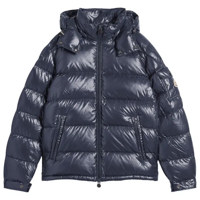 Moncler Men's Maya Down Jacket Navy