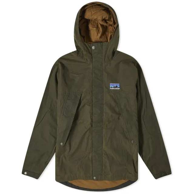 Patagonia 50th Anniversary Waxed Cotton Jacket Basin Green