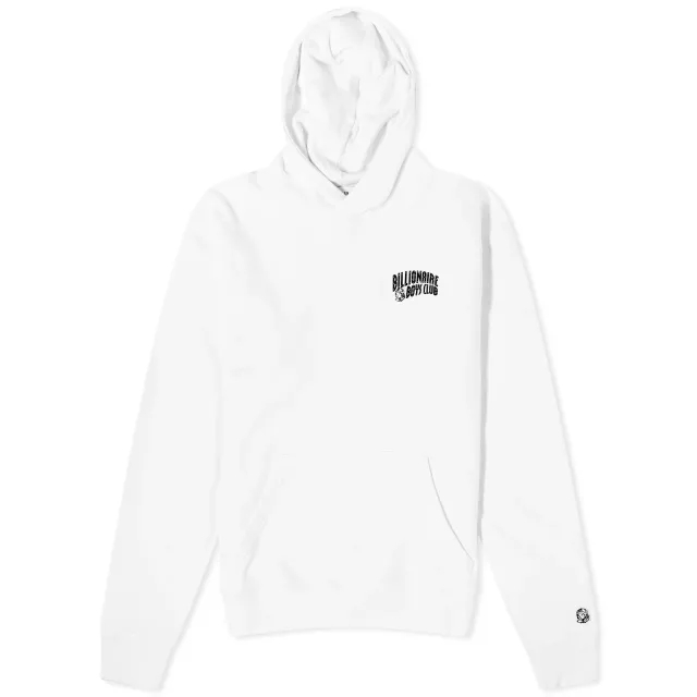 Billionaire Boys Club Men's Small Arch Logo Popover Hoodie White