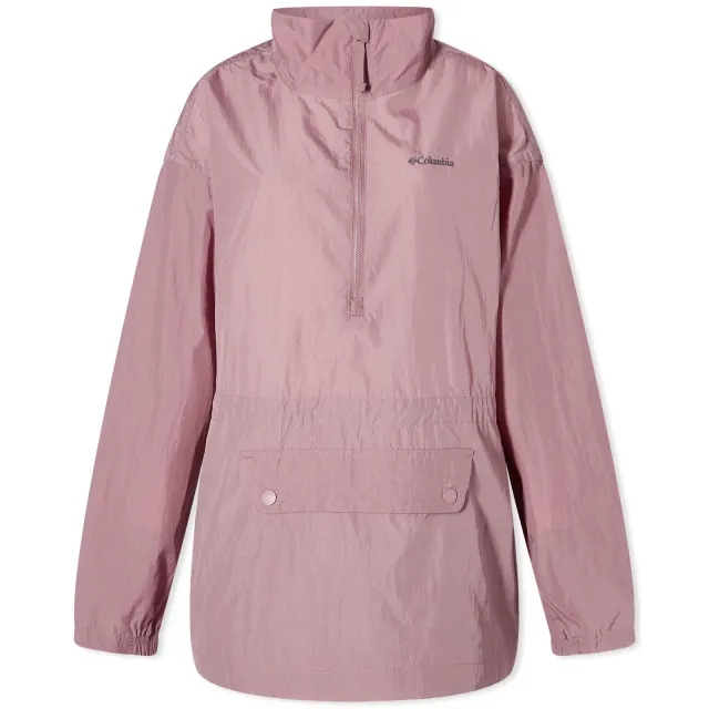 Columbia Women's Paracutie Anorak Windbreaker - Fig - XL - Purple