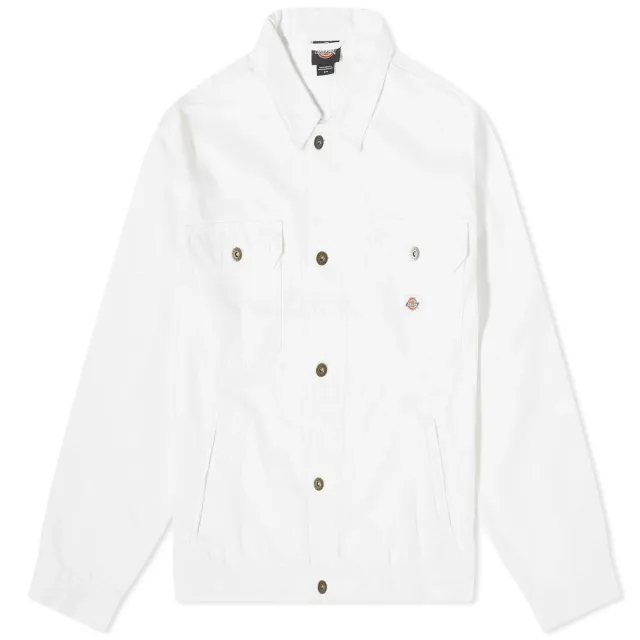 Dickies Men's Madison Denim Jacket White