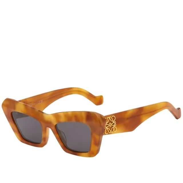 Loewe Eyewear Women's Cat-Eye Sunglasses Blonde Havana