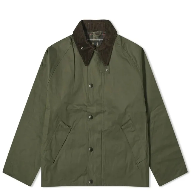 Barbour Men's OS Transporter Casual Jacket Sage
