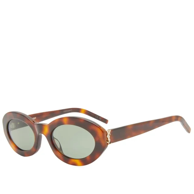 Saint Laurent Sunglasses Saint Laurent SL M136 Sunglasses Havana/Green