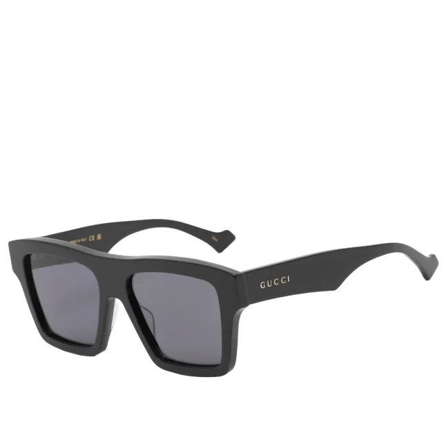 Gucci Men's Generation Sunglasses Black/Grey