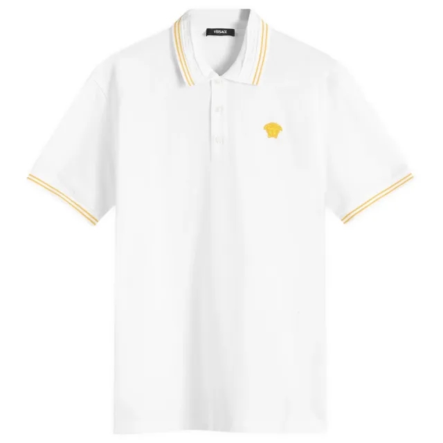 Versace Men's Medusa Polo White