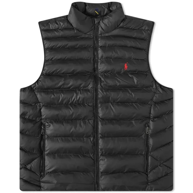 Polo Ralph Lauren Men's Recycled Lightweight Down Gilet Polo Black