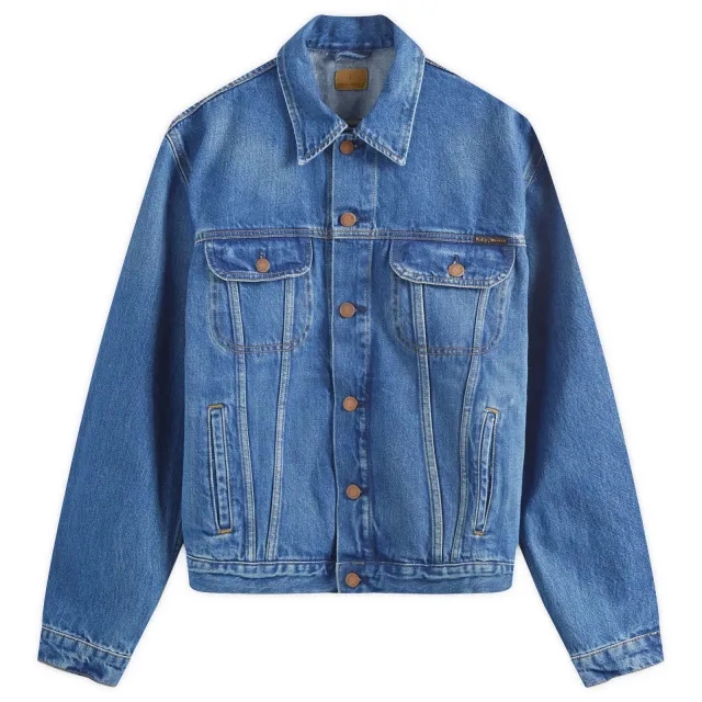 Nudie Jeans Co Nudie Danny Denim Jacket Dark Blue