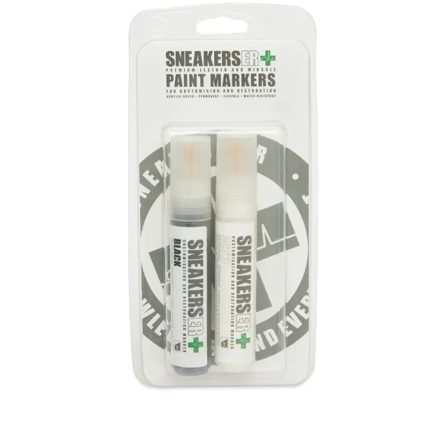 Sneakers ER Premium Sneaker Midsole Marker Paint Pen 2-Pack Black/White