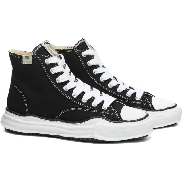 Mihara Men's Peterson High Original Sole Canvas Sneaker Black