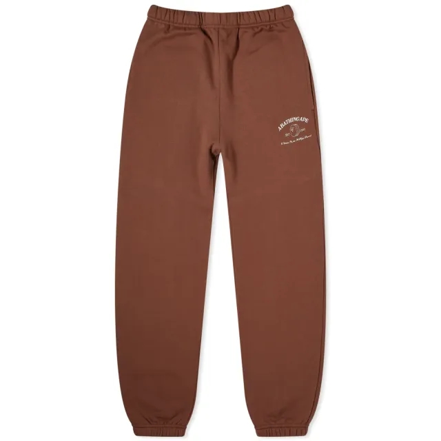 A Bathing Ape Women's Ape Sweat Pants Brown