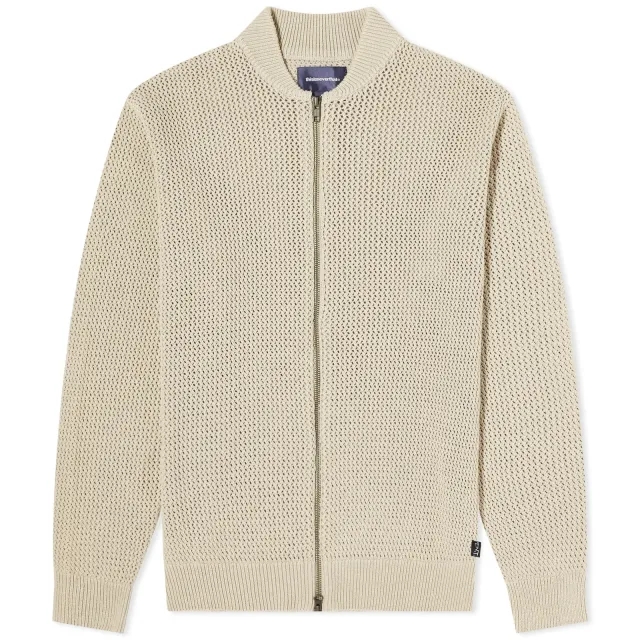 thisisneverthat Men's Net Knit Jacket Beige