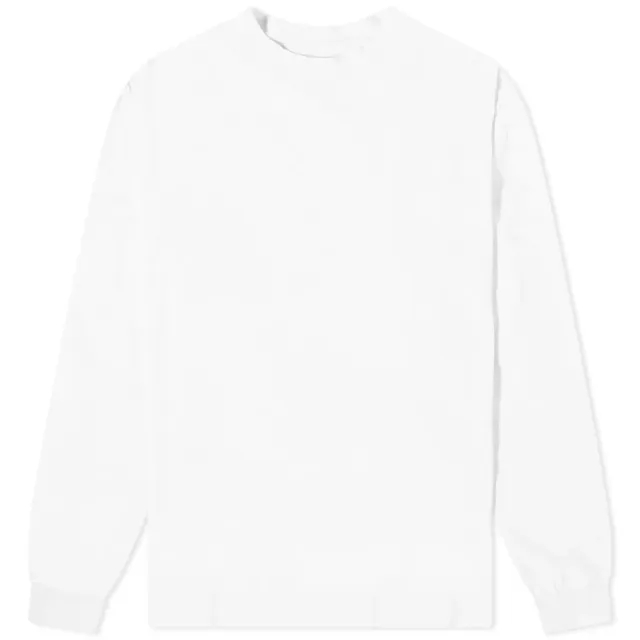 John Elliott Men's Long Sleeve University T-Shirt White