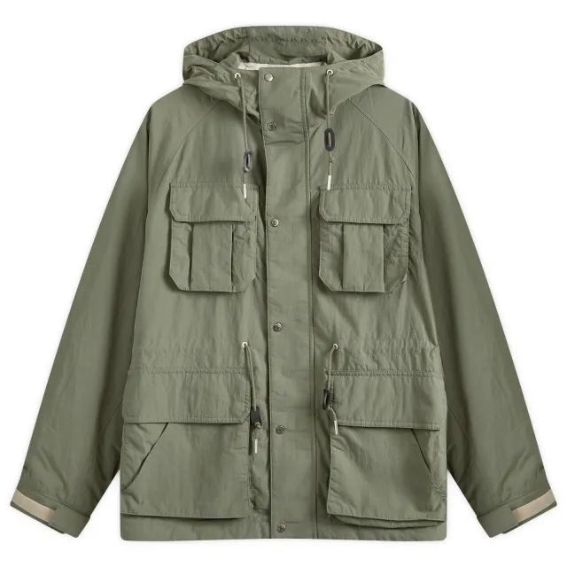 Uniform Bridge Men's Pocket Mountain Parka Jacket Sage Green