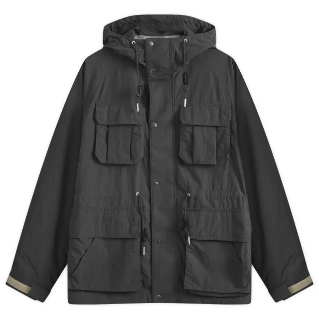 Uniform Bridge Men's Pocket Mountain Parka Jacket Black