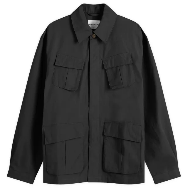 MKI Men's Ripstop Cargo Jacket Black
