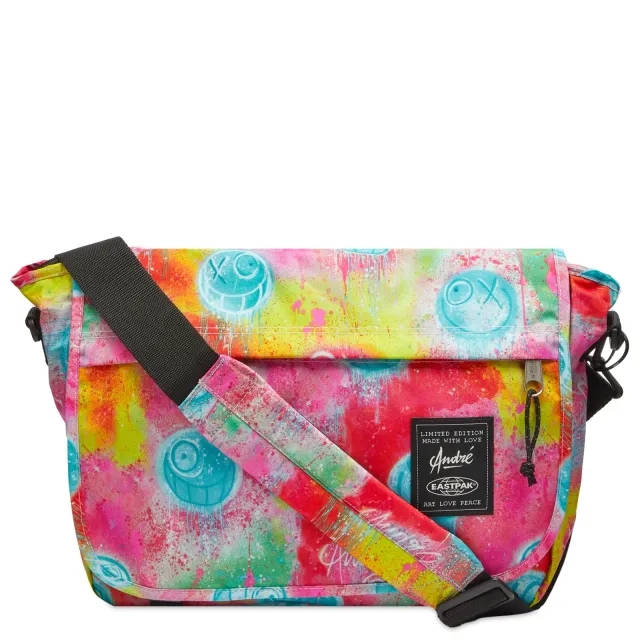 Eastpak x André Saraiva Delegate + Messenger Bag Fluo Clouds