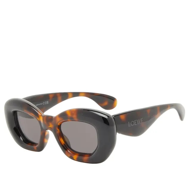 Loewe Eyewear Loewe Inflated Sunglasses Dark Havana/Smoke