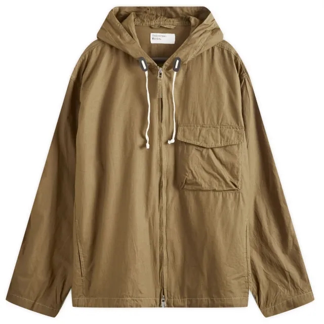 Universal Works Men's Broad Cloth Fistral Jacket Khaki