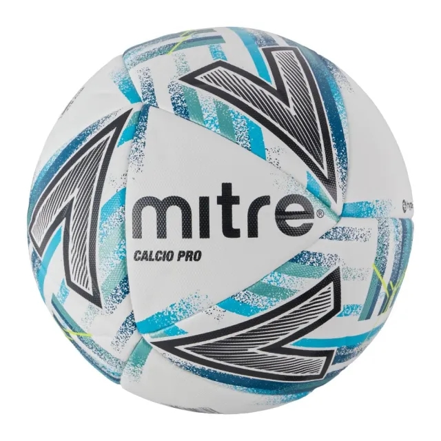 Mitre Calcio Pro Match Ball - White/Blue/Green/Black