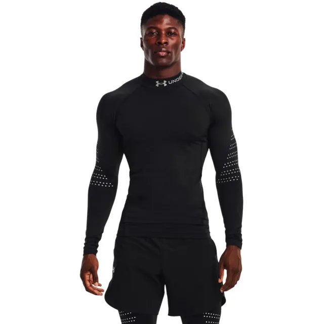 Under Armour Coldgear Armour Mock Long Sleeve T-shirt  - Black