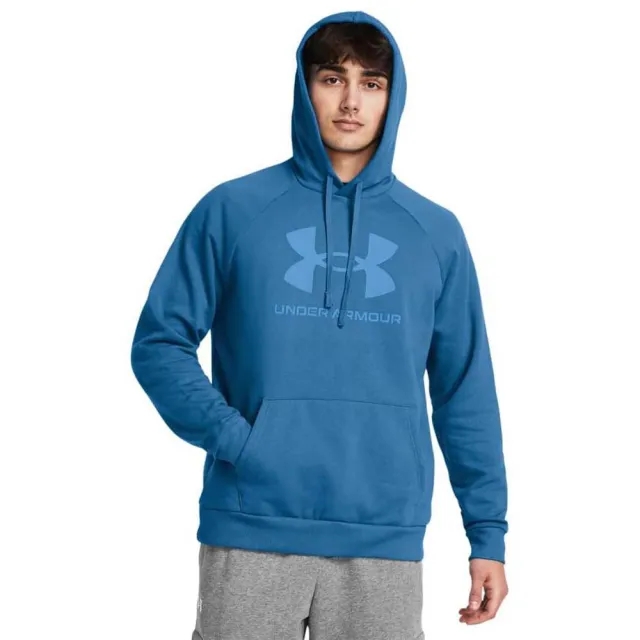 Under Armour Rival Fleece Logo Hoodie  - Blue