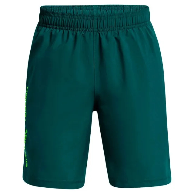 Under Armour Junior UA Tech Woven Wordmark Short - Green - Size M/B - Green