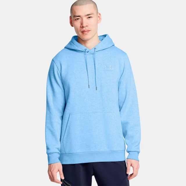 Men's  Under Armour  Icon Fleece Hoodie Horizon Blue Medium Heather / Horizon Blue XXL