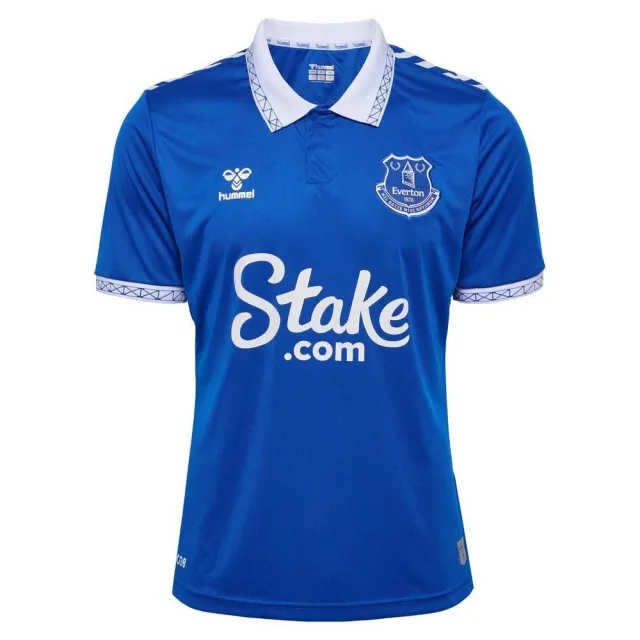 Hummel Everton Mens SS Home Shirt 2023/24