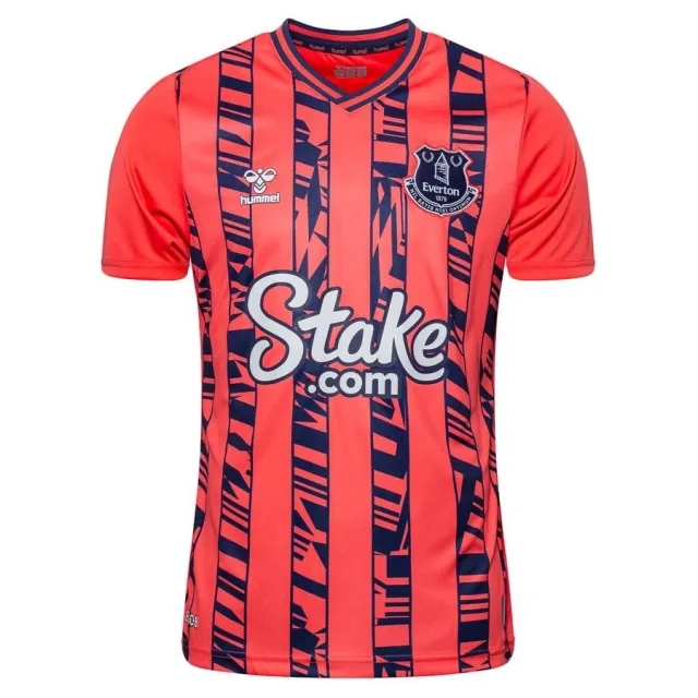 Hummel Everton Mens SS Away Shirt 2023/24