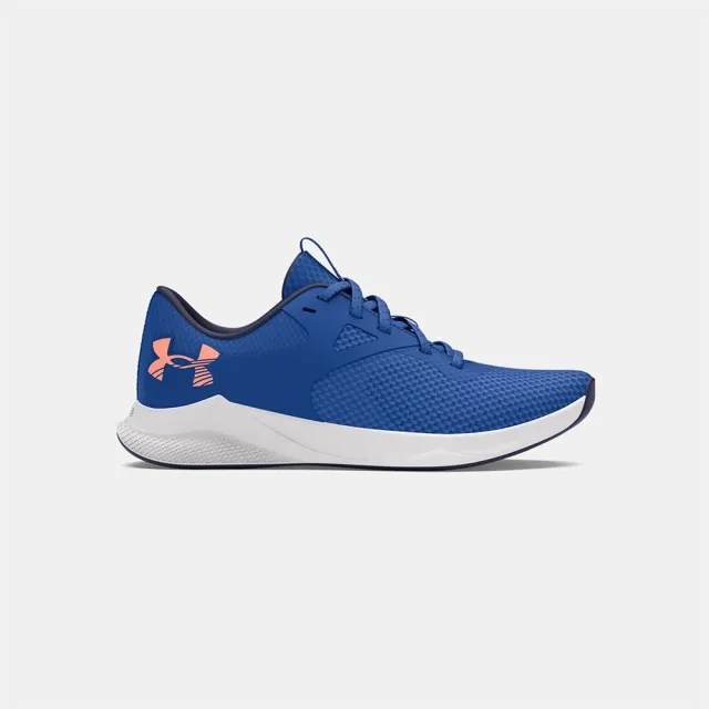 Women's  Under Armour  Charged Aurora 2 Training Shoes Tech Blue / Distant Gray / Flare Orange 4.5