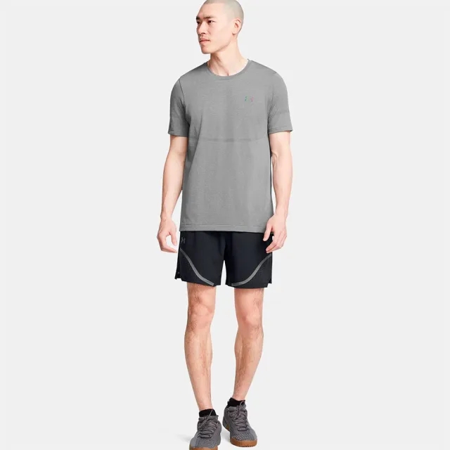 Men's  Under Armour  Vanish Woven 6 Graphic Shorts Black / Castlerock / Castlerock M