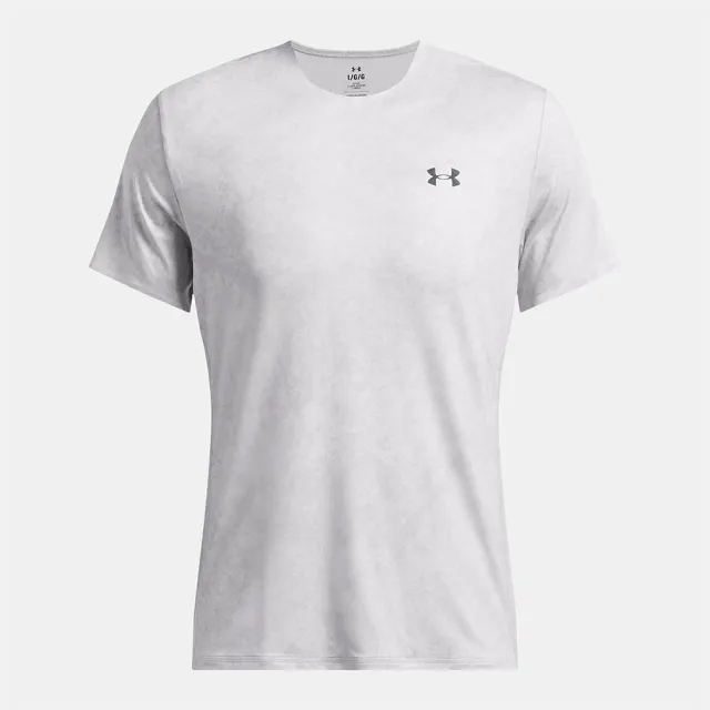 Men's  Under Armour  Vanish Elite Vent Printed Short Sleeve Halo Gray / Black M