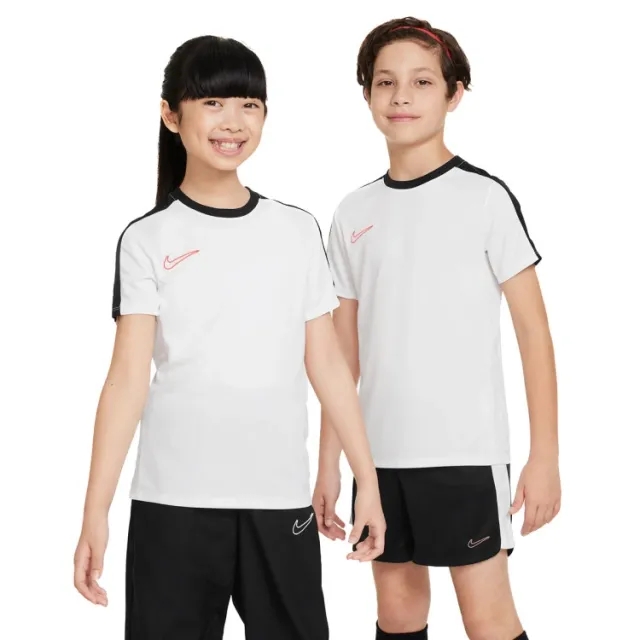 Nike Junior Academy 23 T-Shirt - White / Black / Bright Crimson