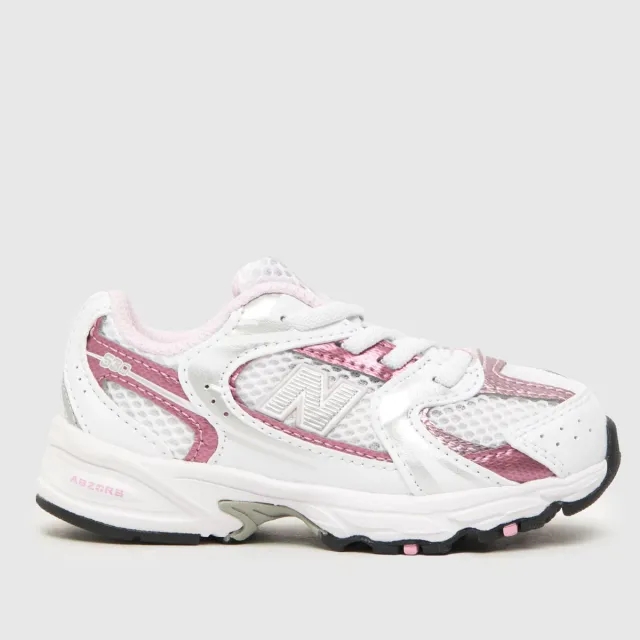 New Balance  530  girls's Children's Shoes (Trainers) in White