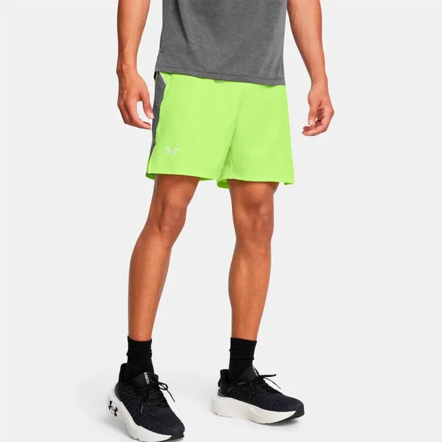Men's  Under Armour  Launch Elite 7'' Shorts Morph Green / Castlerock / Reflective M