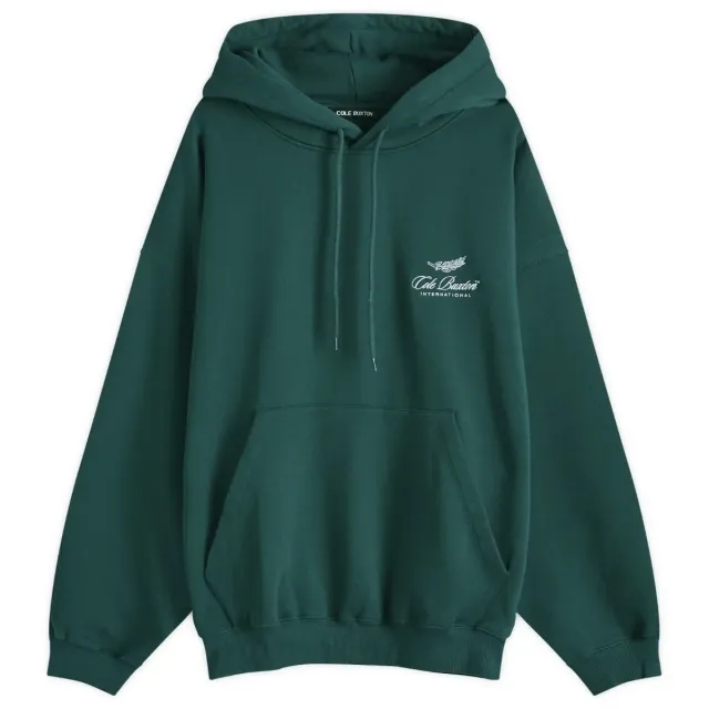 Cole Buxton International Hoodie - Forest Green