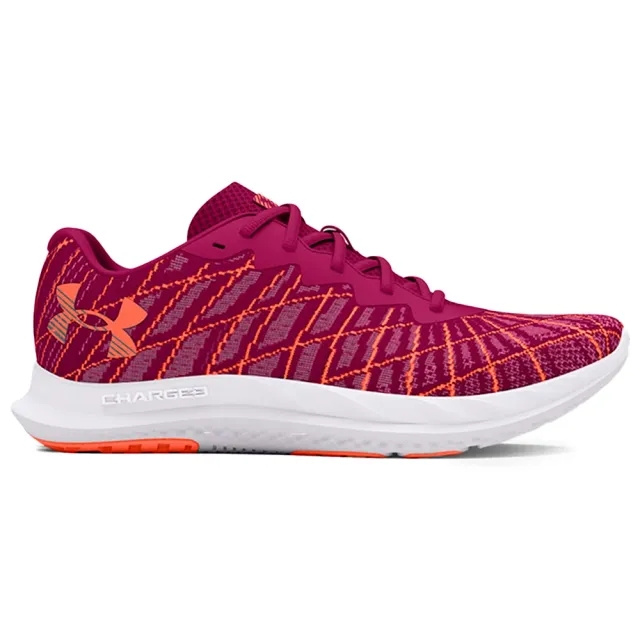 Women's  Under Armour  Charged Breeze 2 Running Shoes Purple Gemini / Flare Orange / Flare Orange 5.5