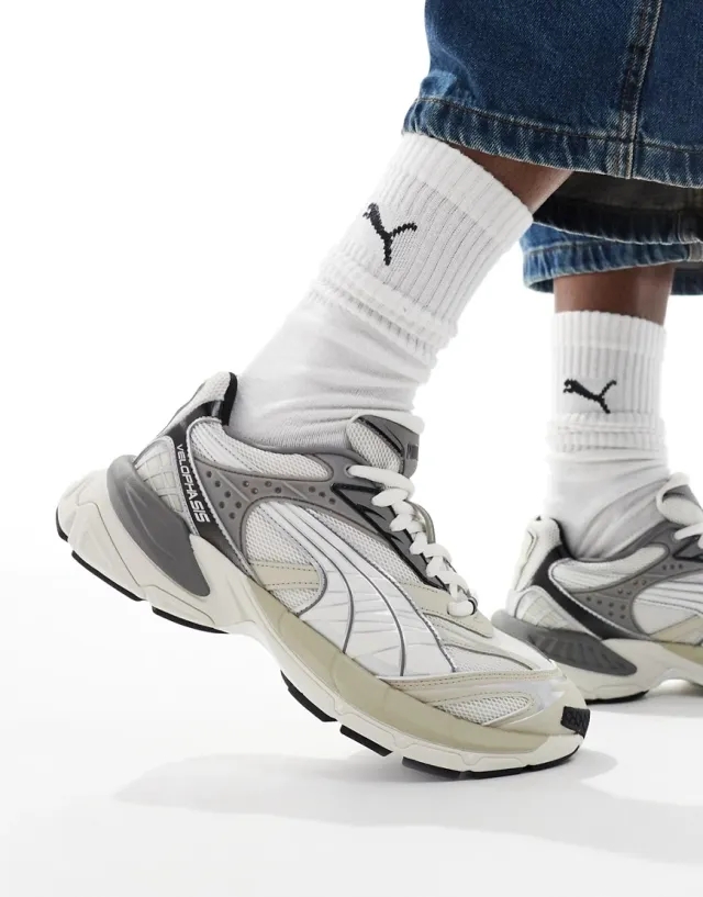 Puma Unisex Velophasis Always On Sneakers - Grey
