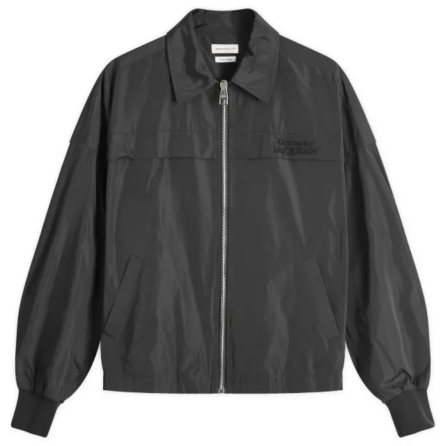 Alexander McQueen Men's Couture Logo Jacket Black