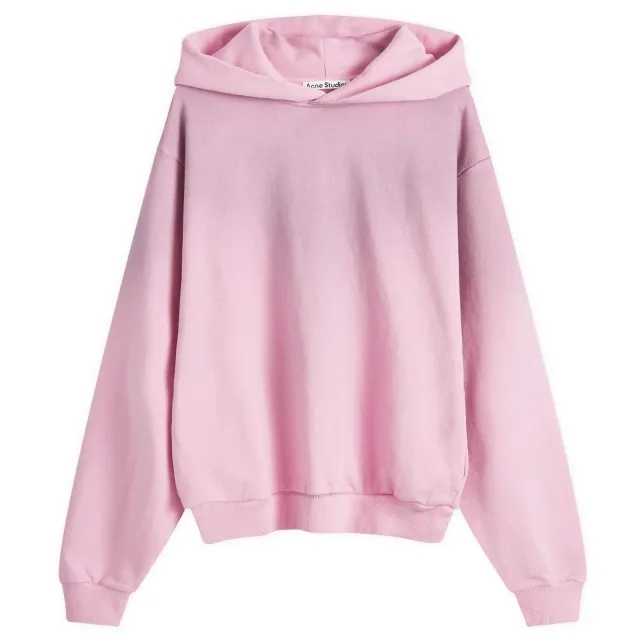 Acne Studios Women's Back Logo Hoodie Cotton Candy Pink