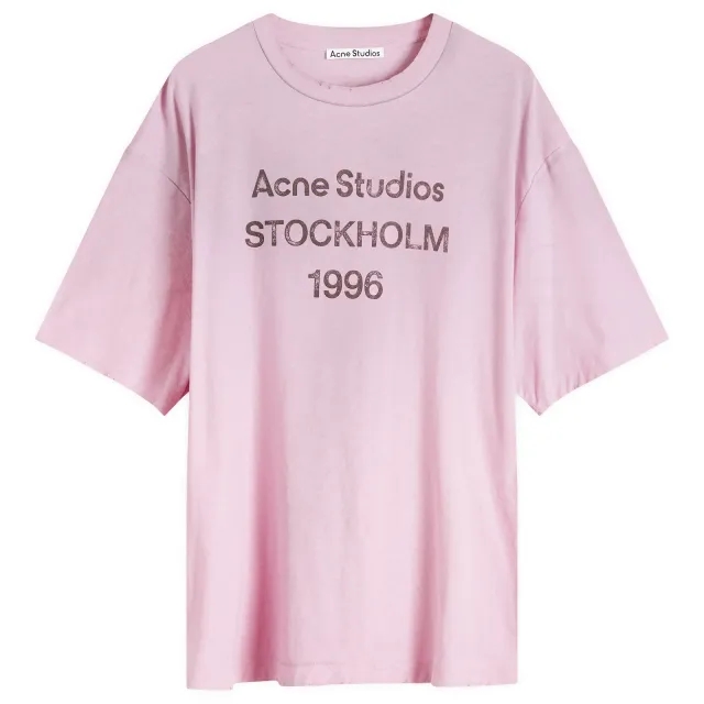 Acne Studios Exford 1996 T-Shirt (Cotton Candy Pink - Xl) - Size XL